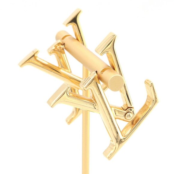 LOUIS VUITTON Gold Earrings - Picture 1 of 9